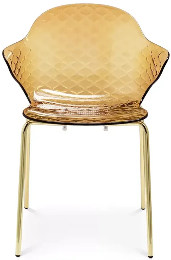 Calligaris St. Tropez Brass Chair