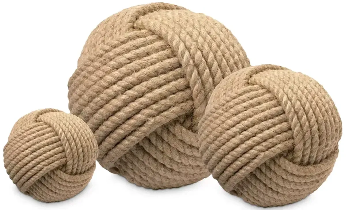 Jamie Young Jute Balls, Set of 3