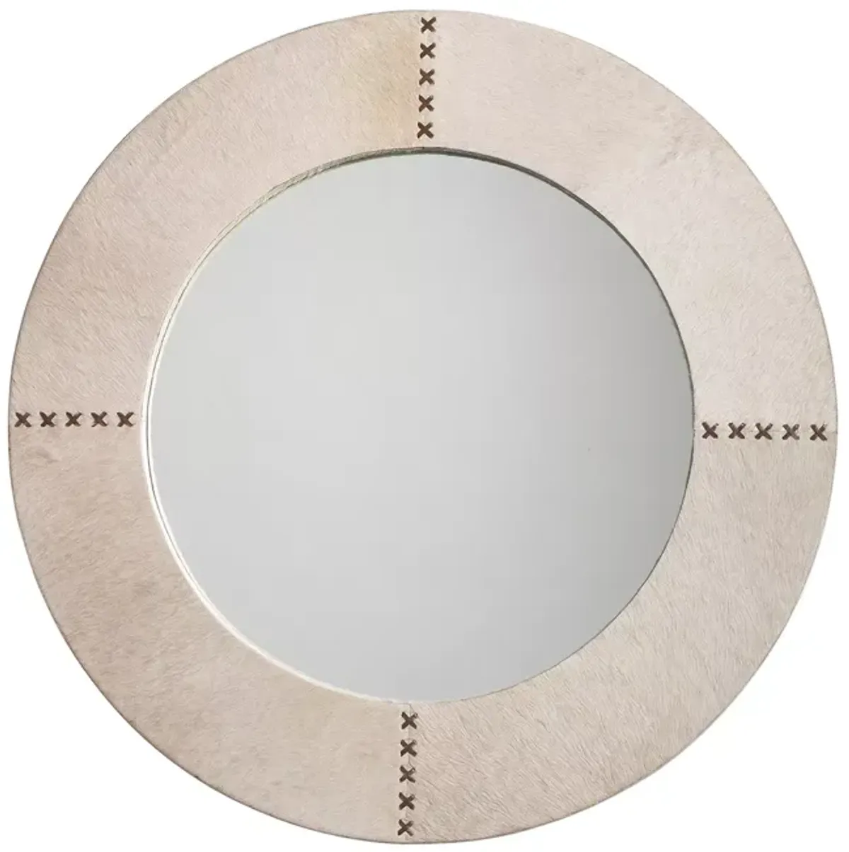 Jamie Young Cross Stitch Mirror, White 