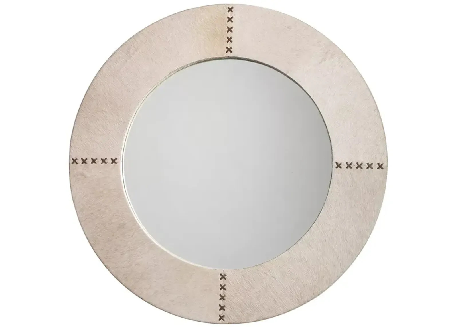 Jamie Young Cross Stitch Mirror, White 