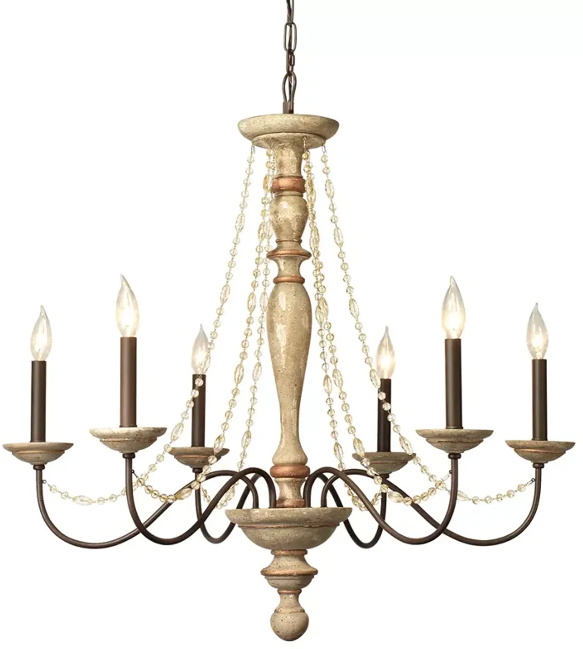 Jamie Young 6 Light Maybel Chandelier