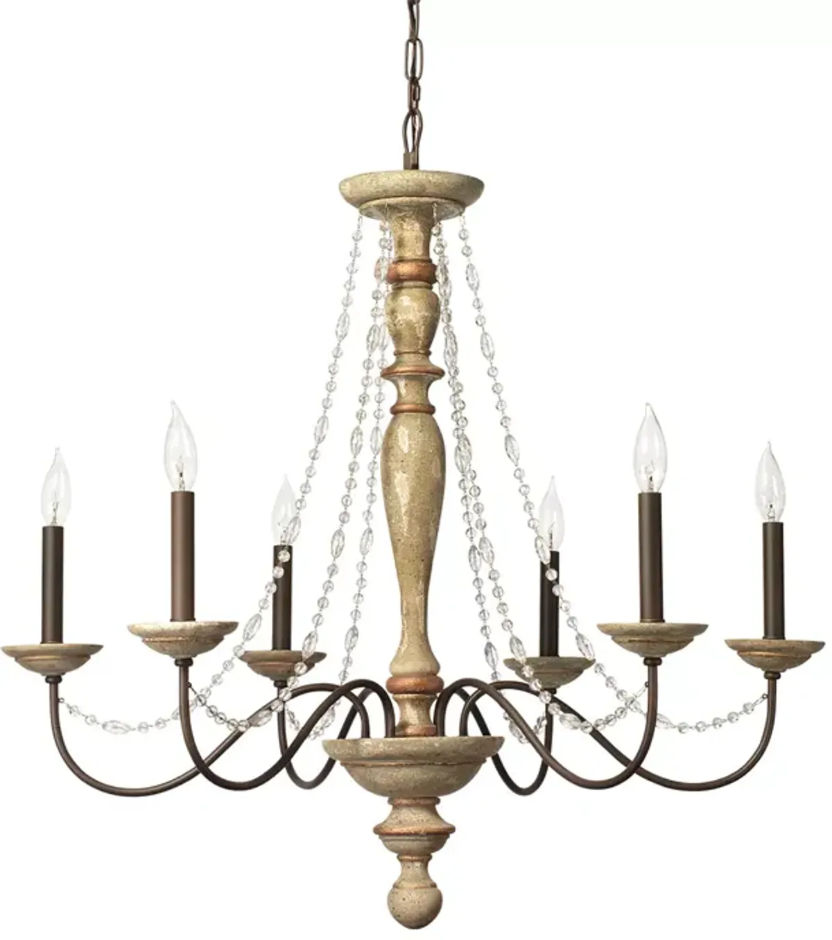 Jamie Young 6 Light Maybel Chandelier