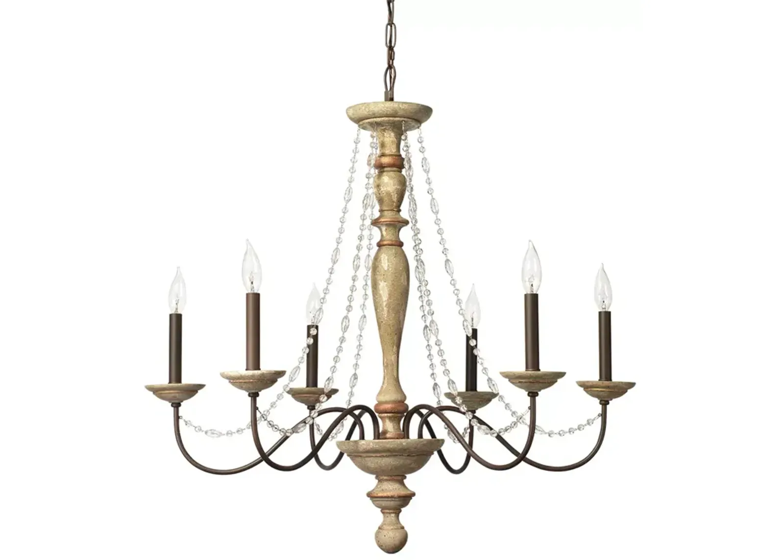 Jamie Young 6 Light Maybel Chandelier