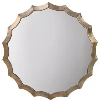 Bloomingdale's Round Scalloped Mirror 