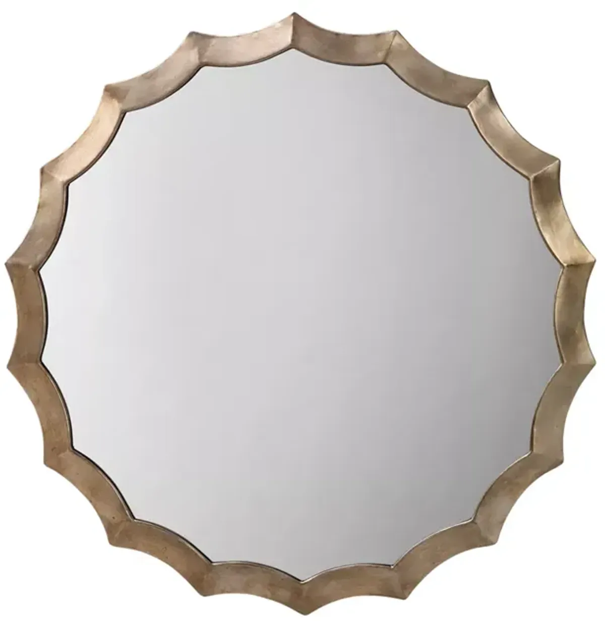 Bloomingdale's Round Scalloped Mirror 