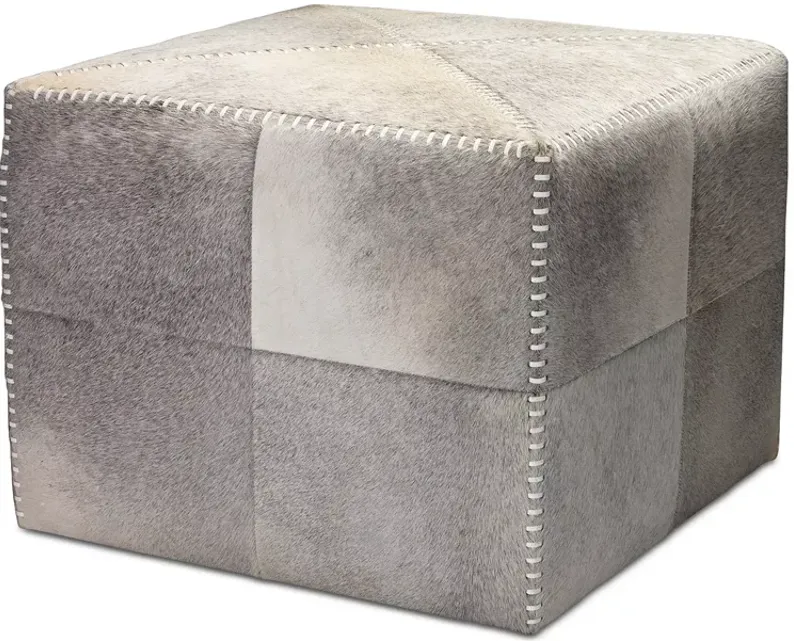 Jamie Young Hide Ottoman