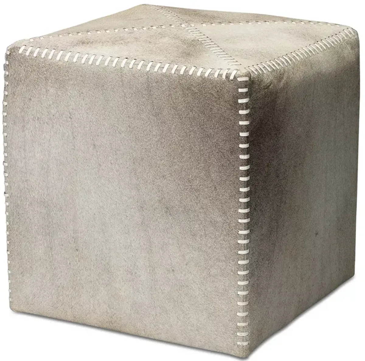 Jamie Young Hide Cube Ottoman