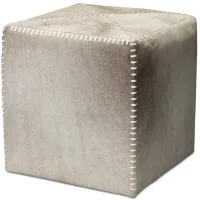 Jamie Young Hide Cube Ottoman