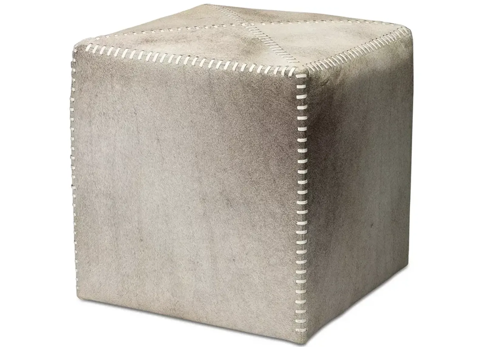 Jamie Young Hide Cube Ottoman