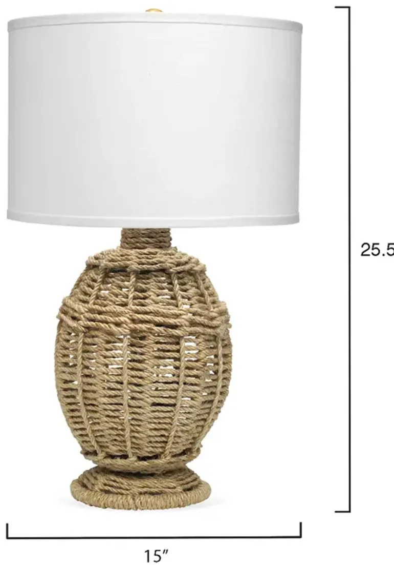 Jamie Young Jute Urn Table Lamp