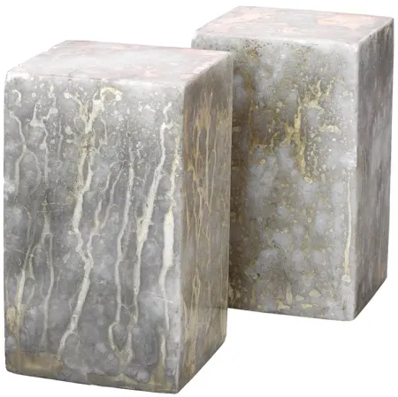 Jamie Young Solid Marble Bookends, Set of 2