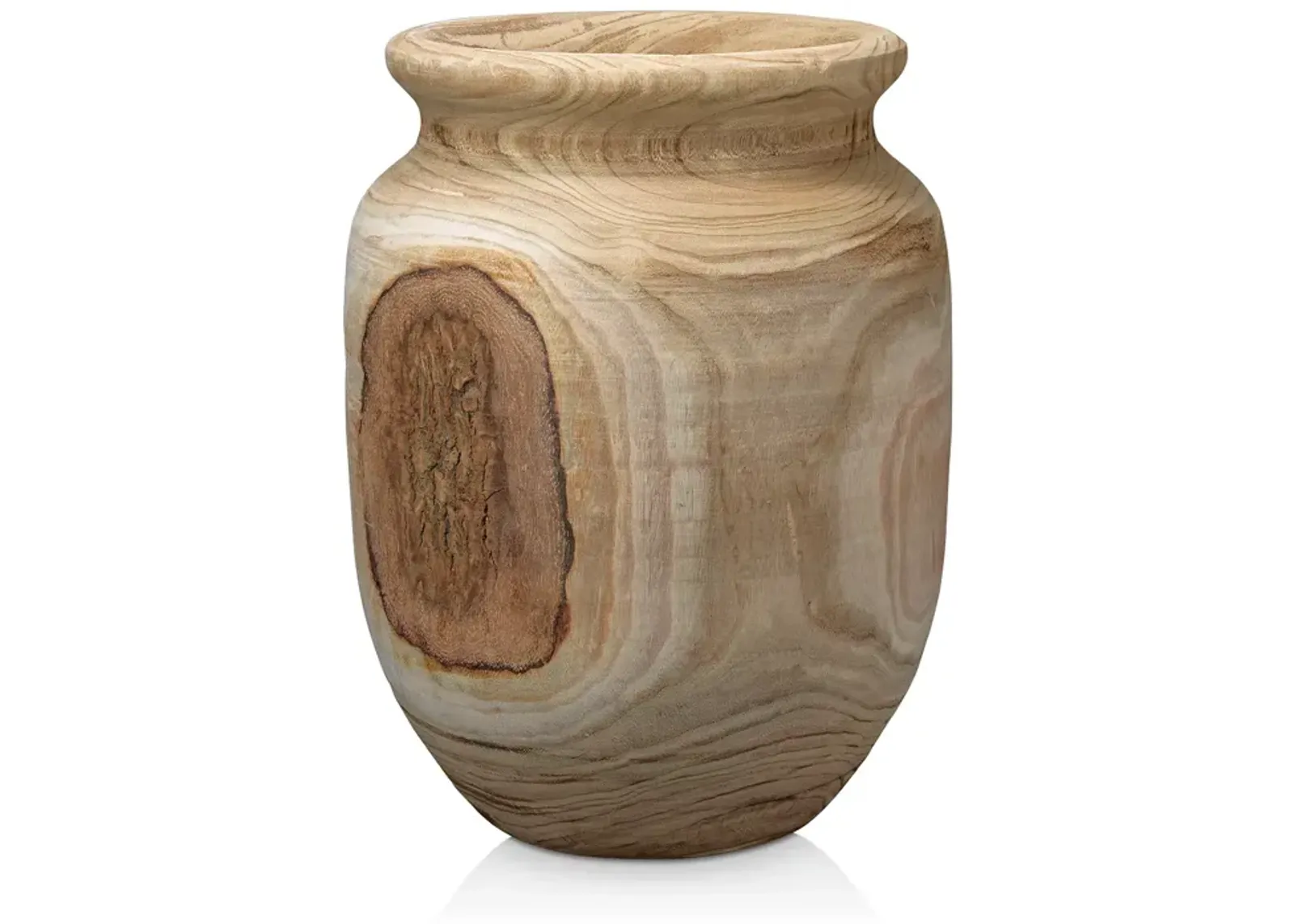 Jamie Young Topanga Wooden Vase