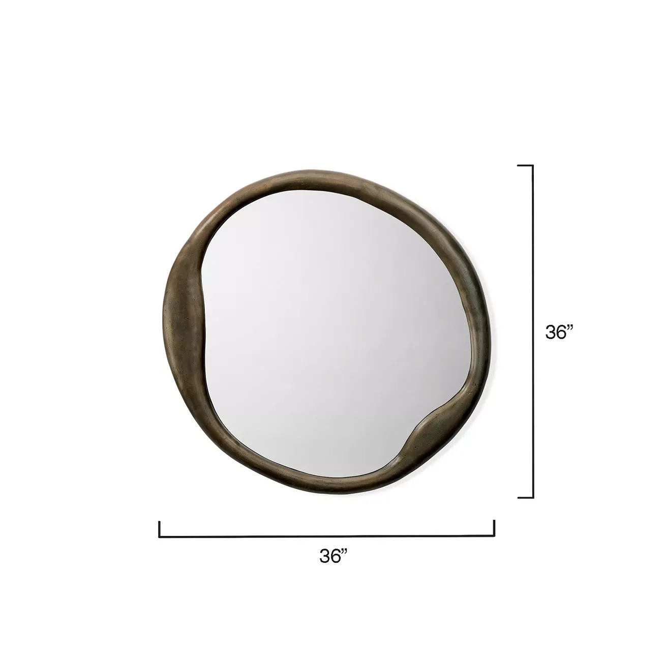 Jamie Young Organic Round Mirror