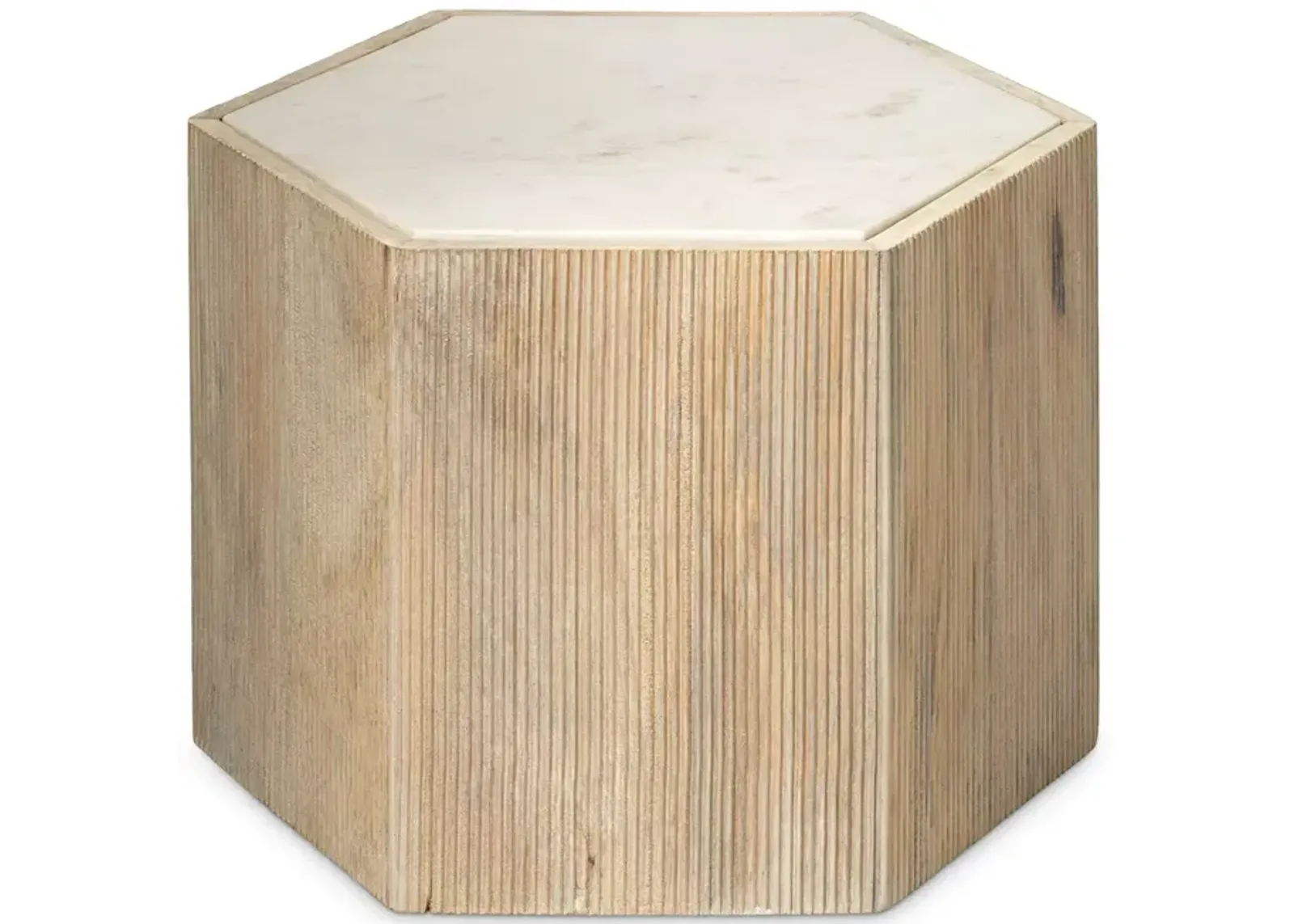 Jamie Young Medium Argan Hexagon Table