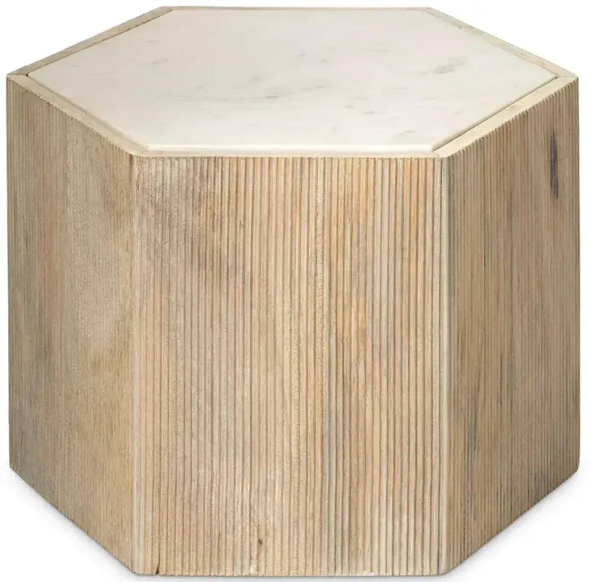 Jamie Young Medium Argan Hexagon Table