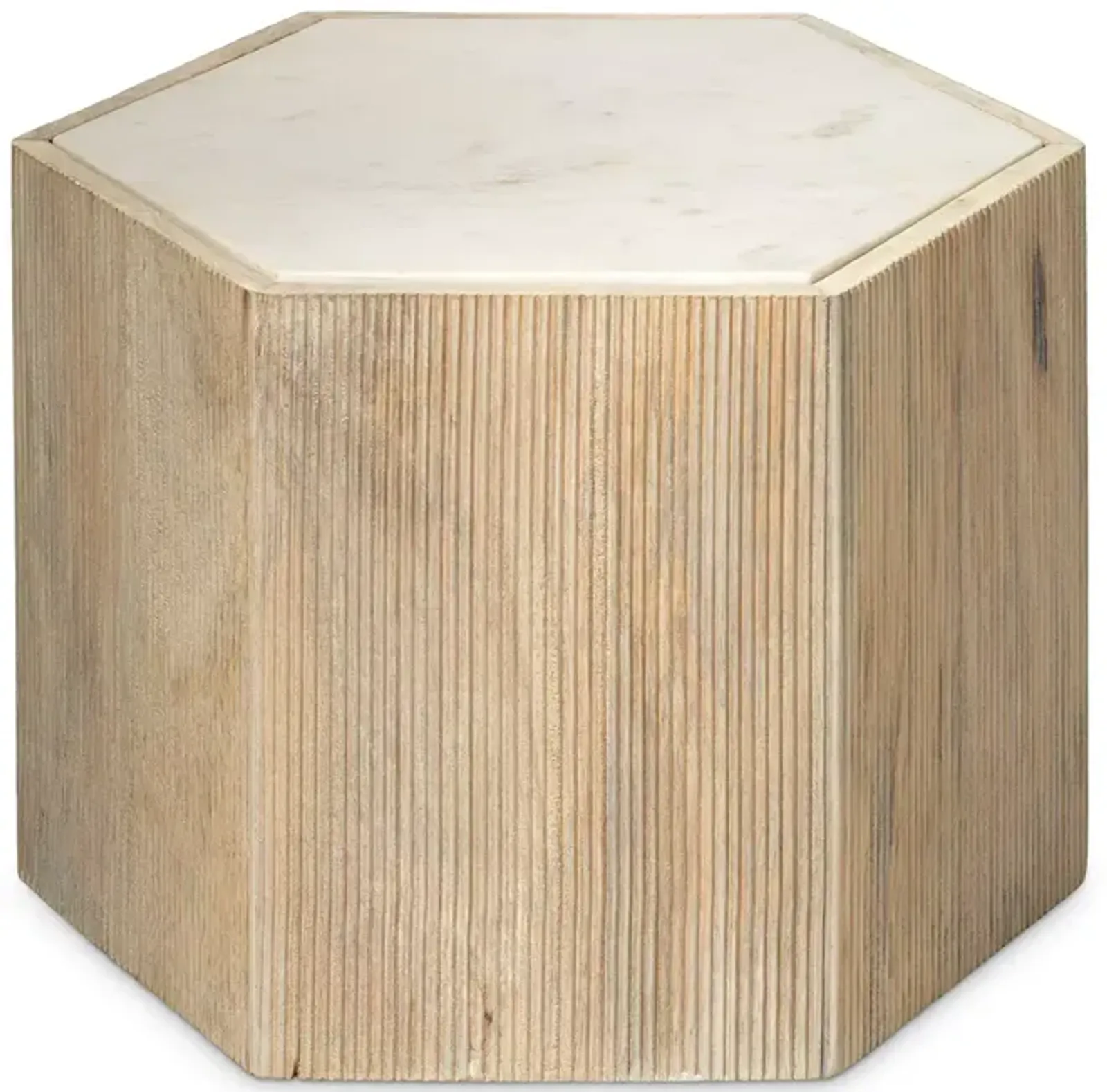 Jamie Young Medium Argan Hexagon Table