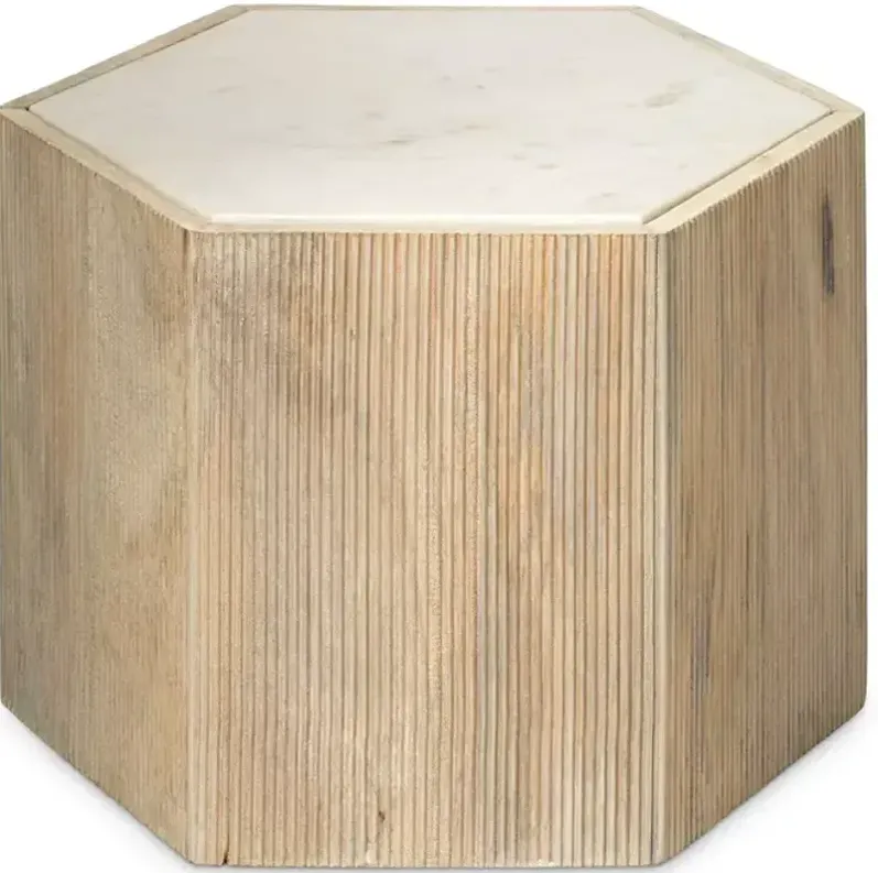 Jamie Young Medium Argan Hexagon Table