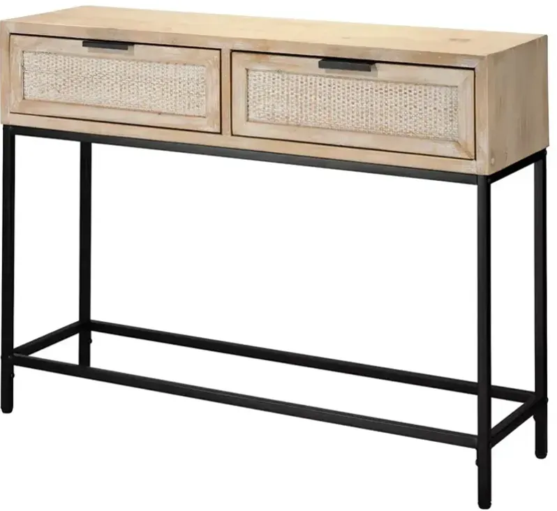 Bloomingdale's Reed Console Table  