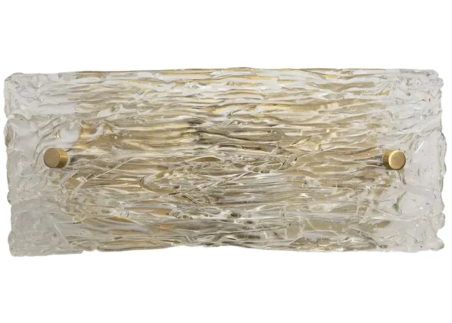 Jamie Young Swan Curved Glass Small Sconce