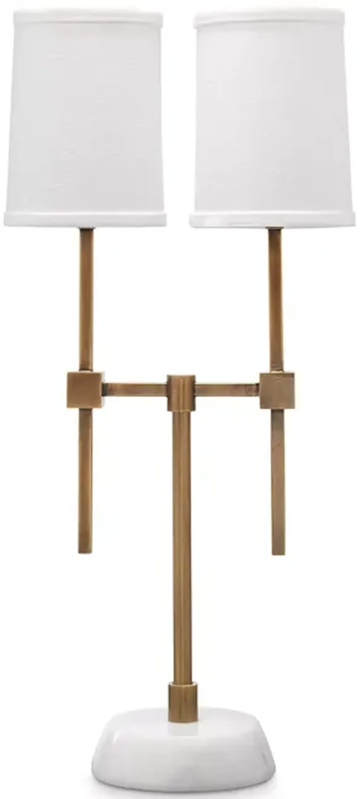 Jamie Young Minerva Twin Shade Console Lamp