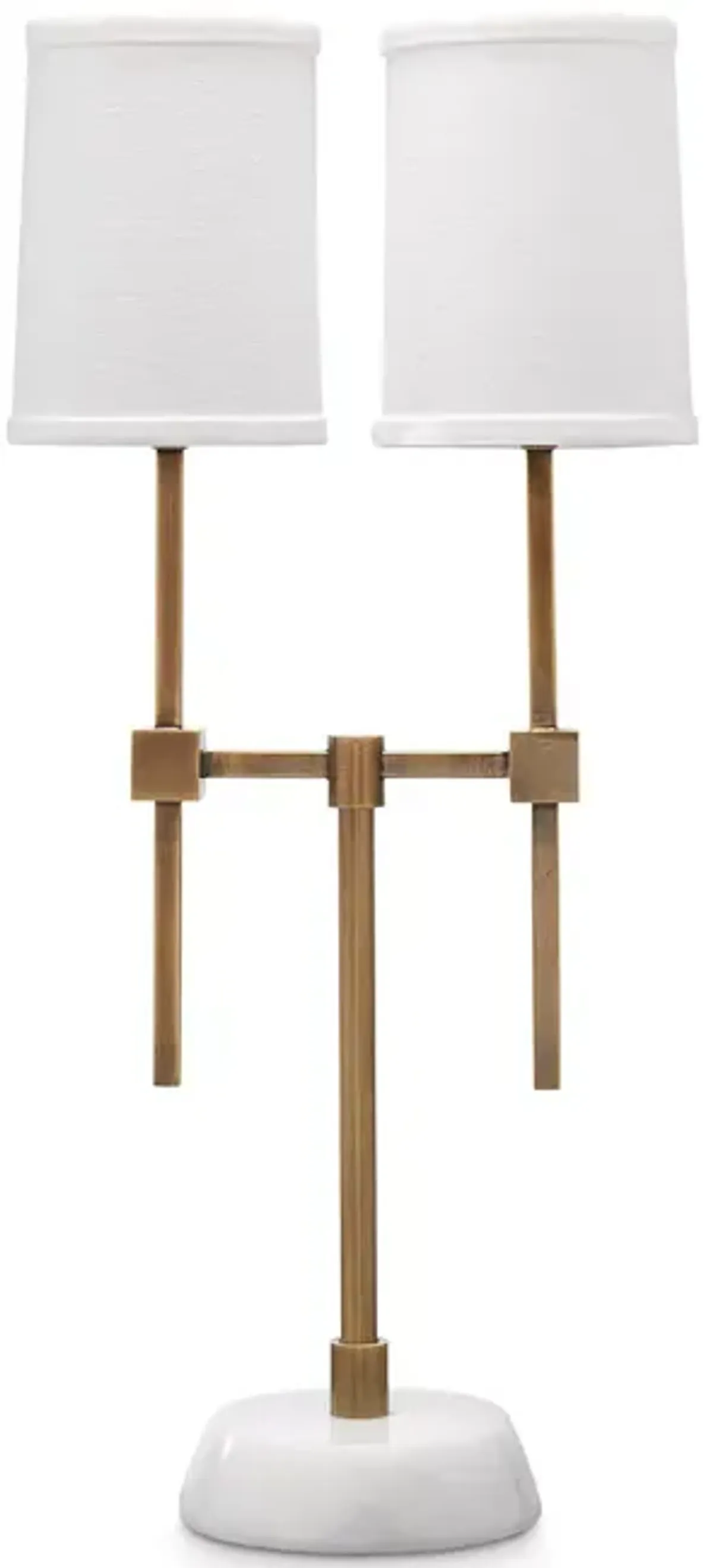 Jamie Young Minerva Twin Shade Console Lamp