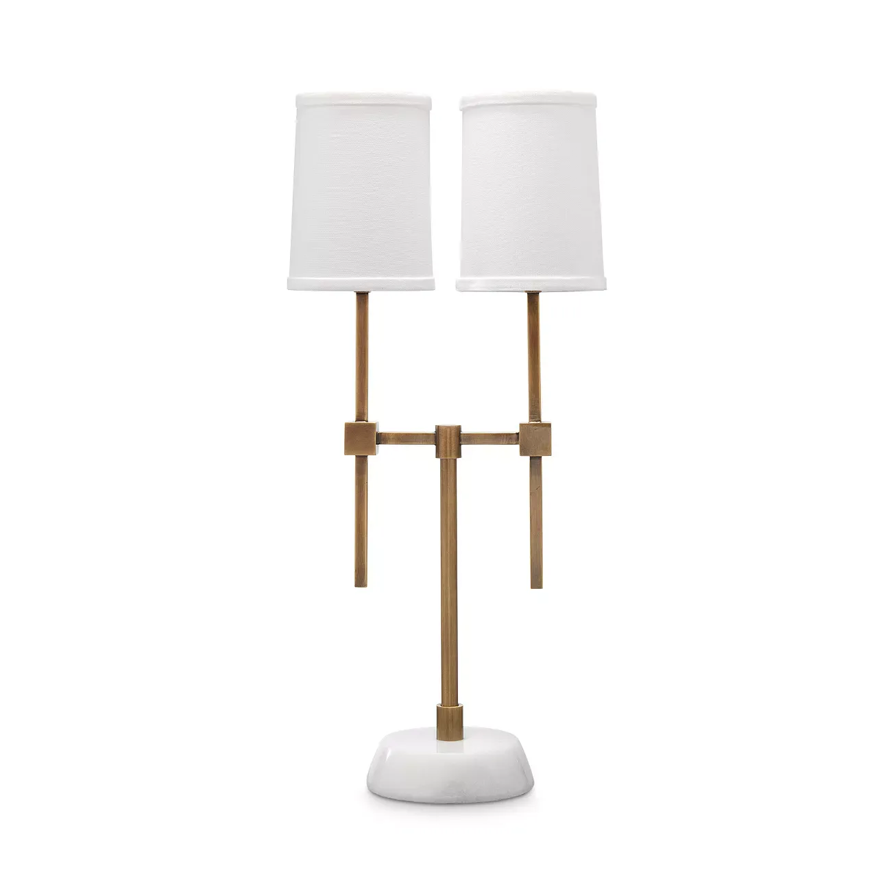 Jamie Young Minerva Twin Shade Console Lamp