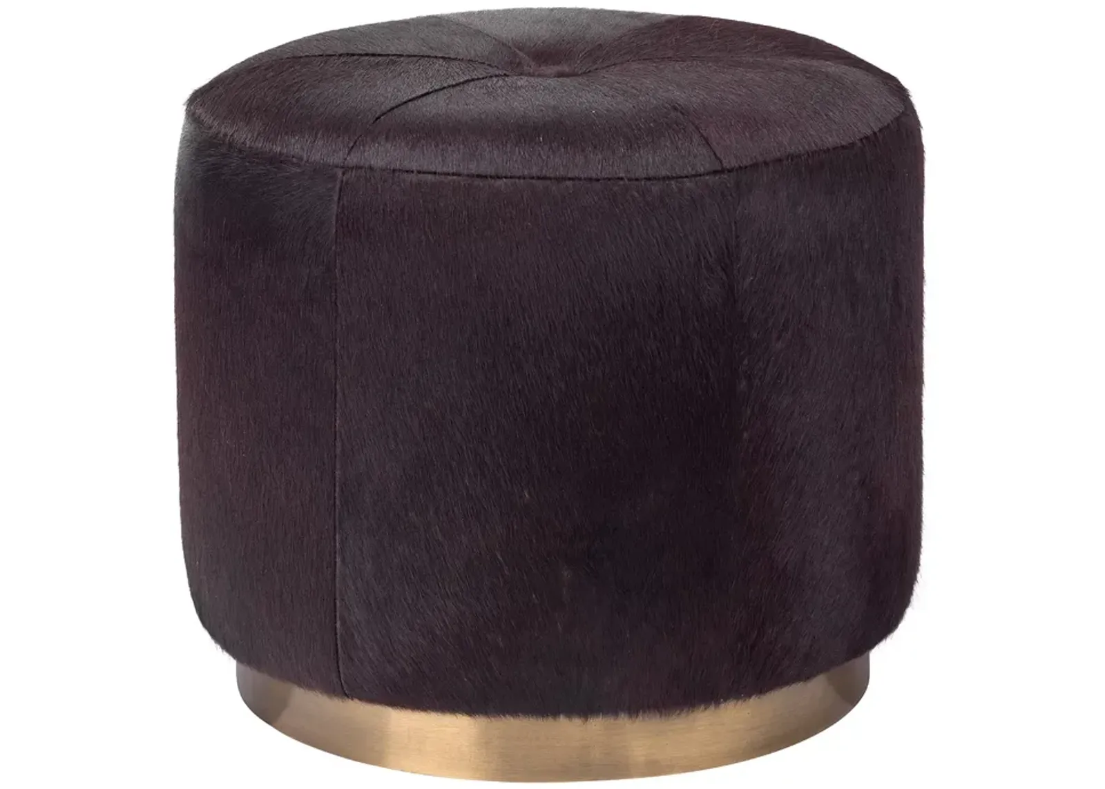 Jamie Young Thackeray Round Pouf Ottoman