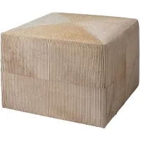 Jamie Young Pinstriped Block Ottoman