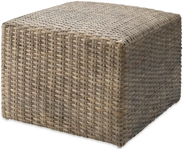 Jamie Young Rattan Ottoman