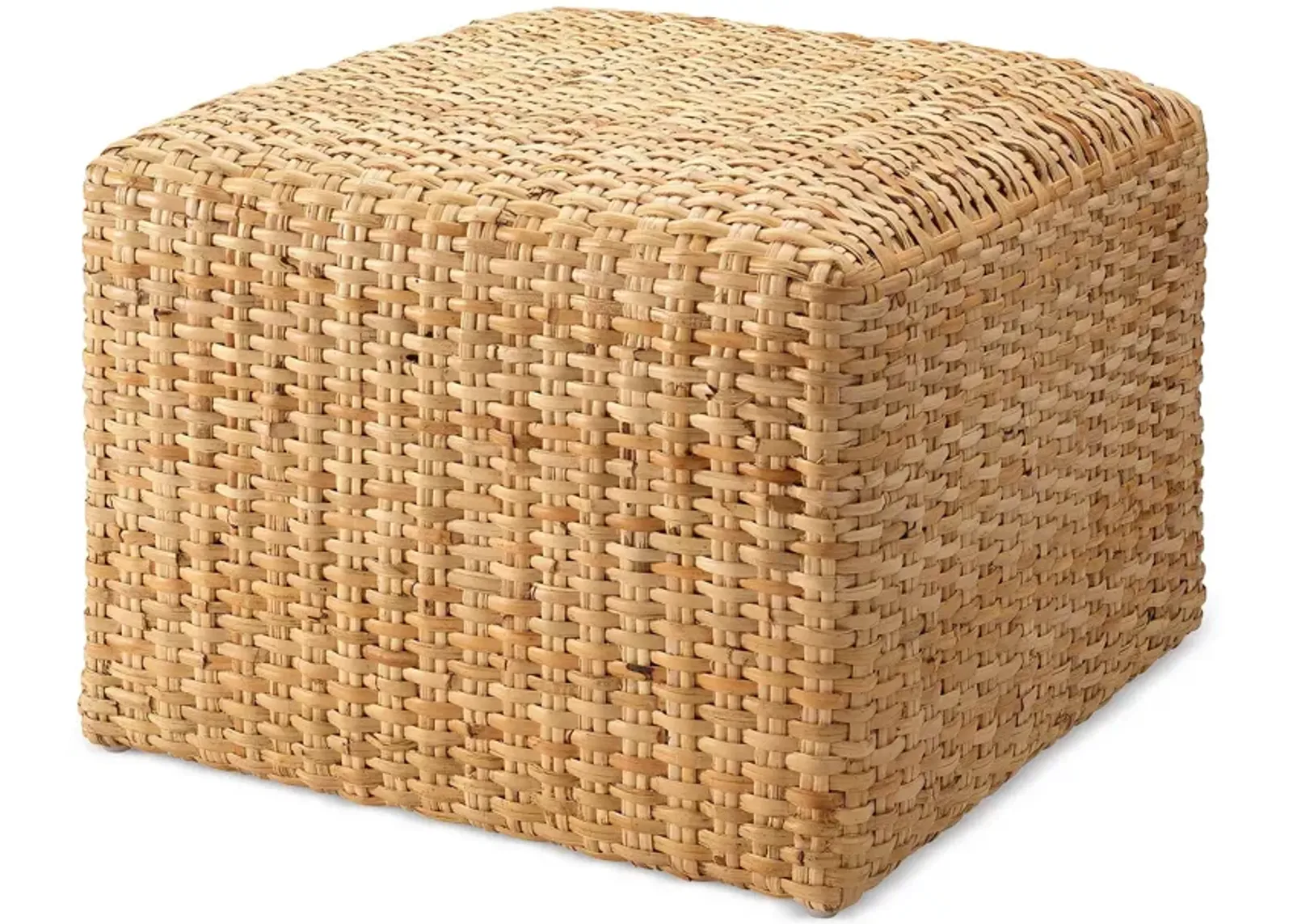 Jamie Young Rattan Ottoman