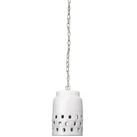 Jamie Young Long Perforated Pendant