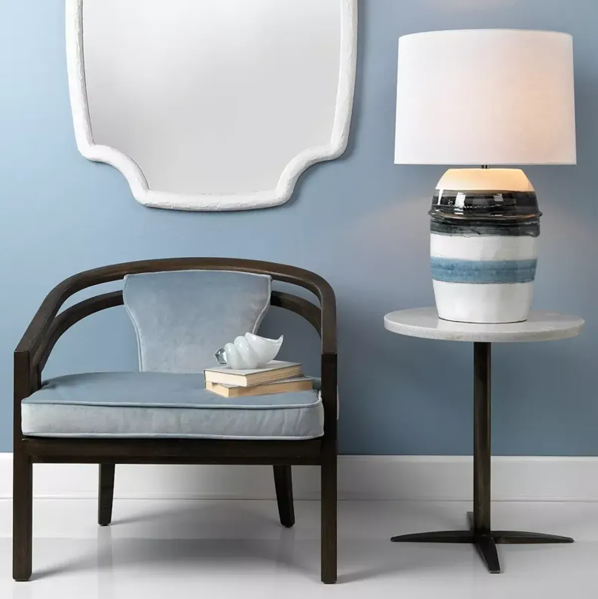 Jamie Young Horizon Striped Table Lamp