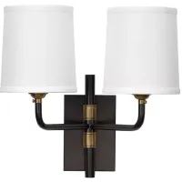 Jamie Young Lawton Double Arm 2 Light Wall Sconce