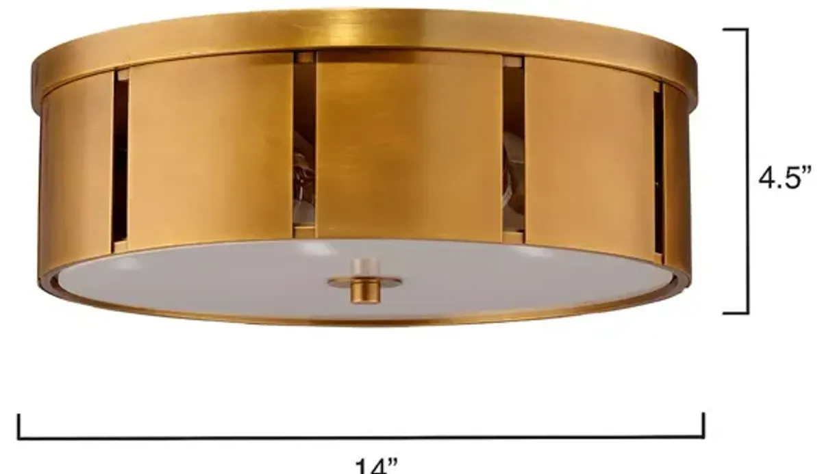 Jamie Young Small Orbit Flush Mount Ceiling Light