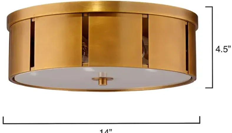 Jamie Young Small Orbit Flush Mount Ceiling Light