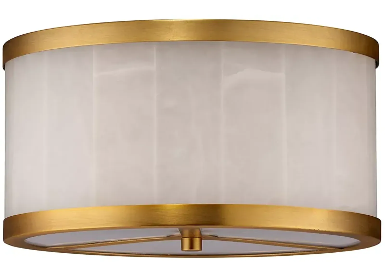 Jamie Young Small Upsala Alabaster Flush Mount Ceiling Light