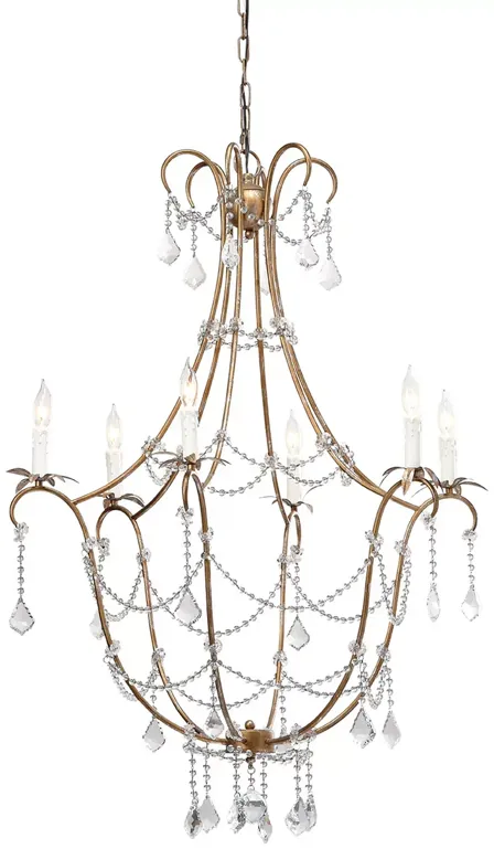 Jamie Young Scarlett 6 Light Chandelier