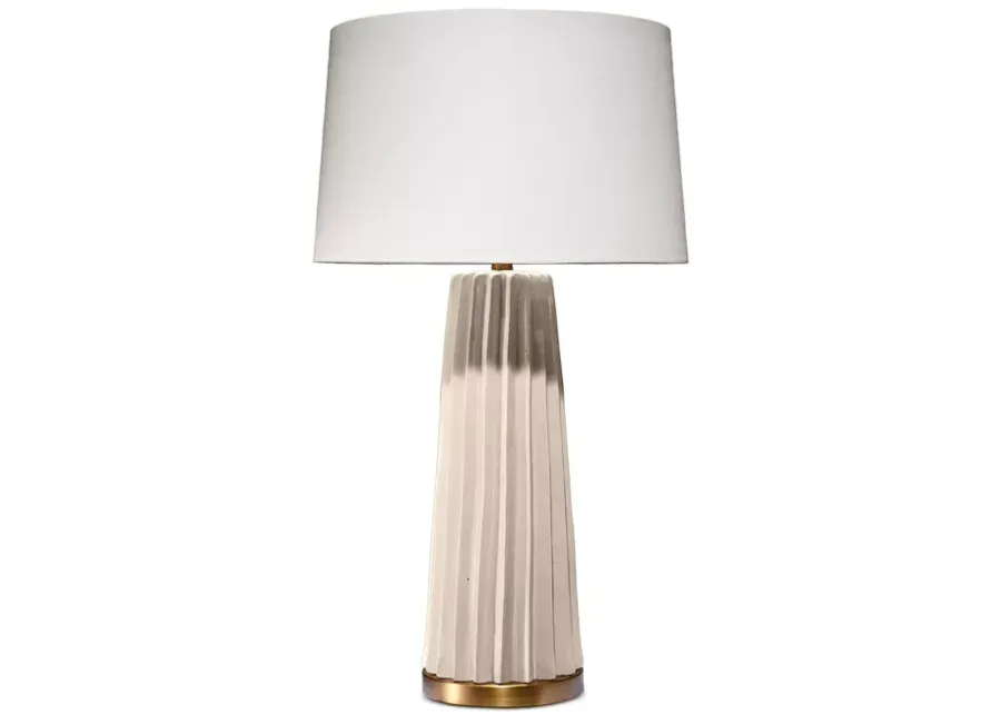 Jamie Young Pleated Ceramic Table Lamp