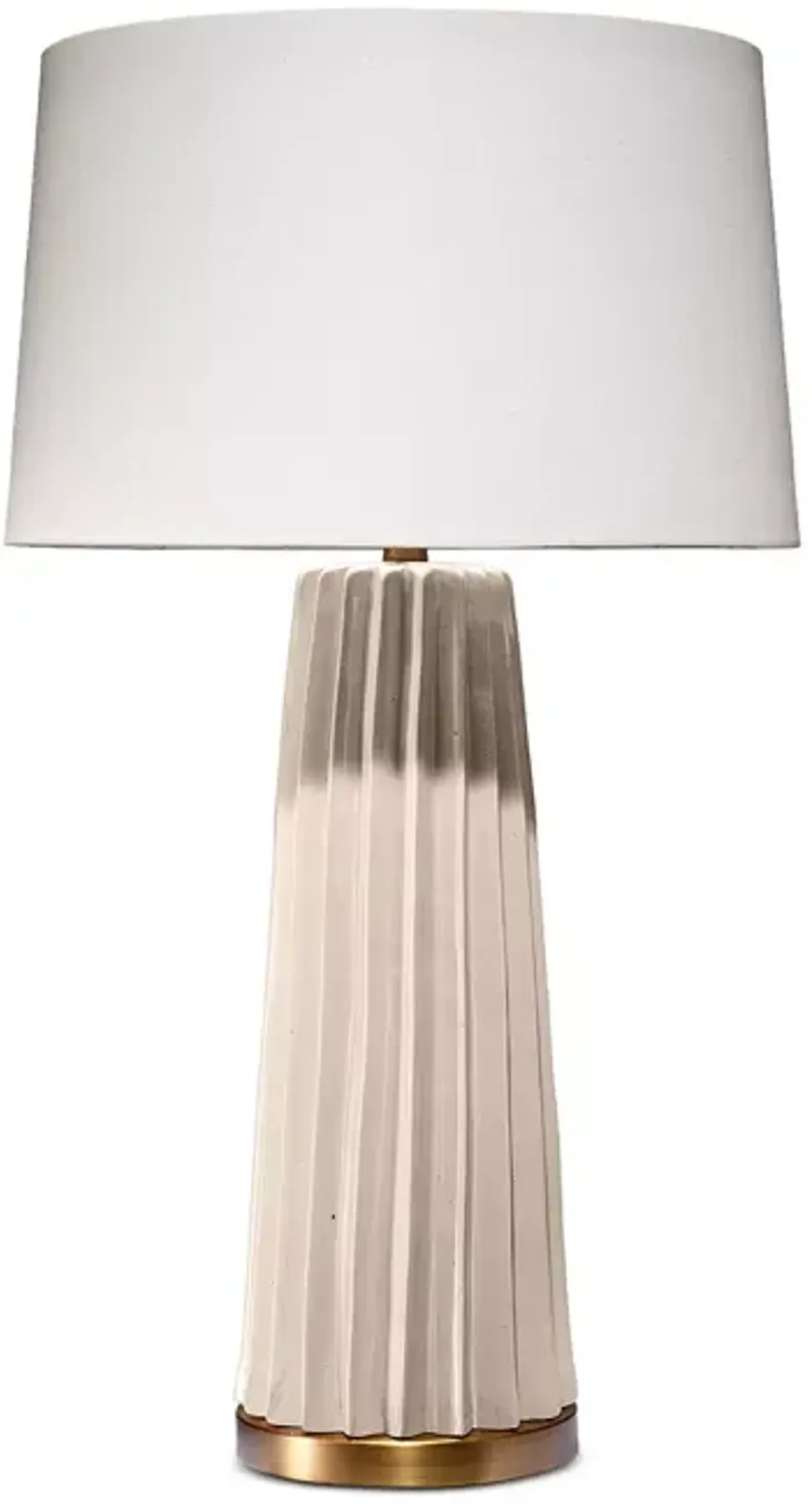 Jamie Young Pleated Ceramic Table Lamp