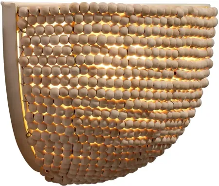 Jamie Young Barnacle Beaded Demi Lune Sconce
