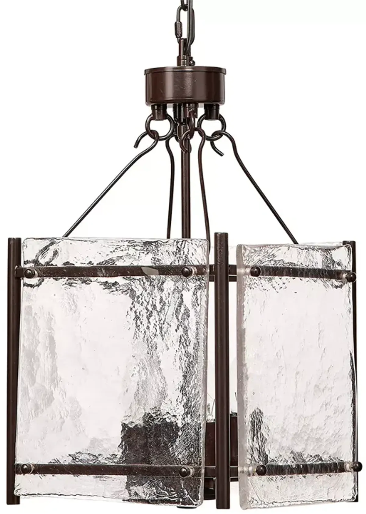 Jamie Young Glenn Small Square Metal Chandelier