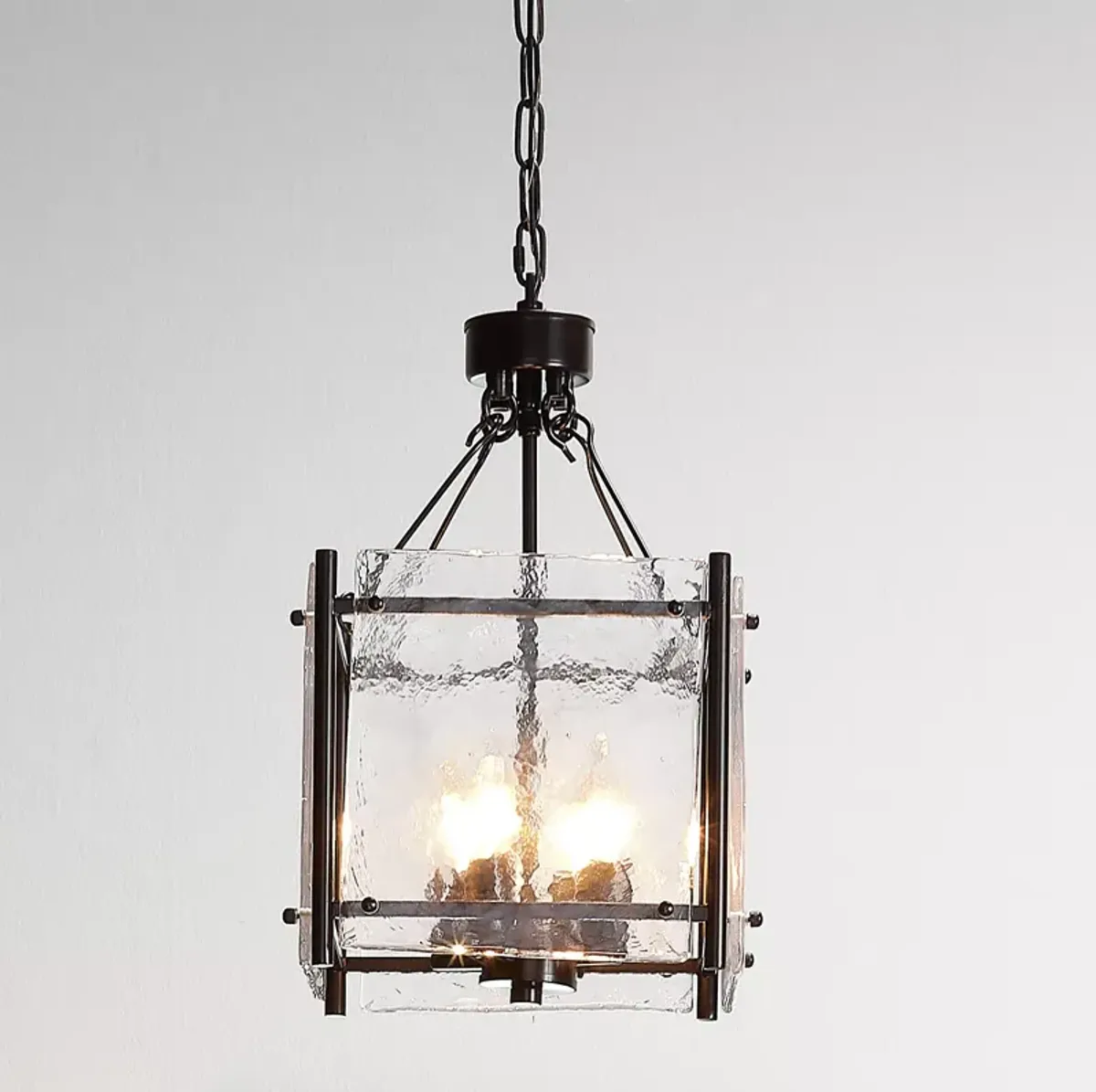 Jamie Young Glenn Small Square Metal Chandelier