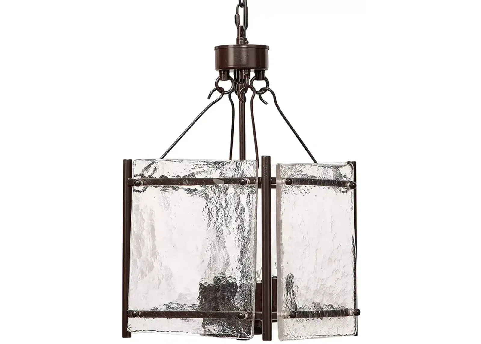 Jamie Young Glenn Small Square Metal Chandelier