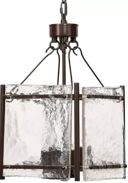 Jamie Young Glenn Small Square Metal Chandelier