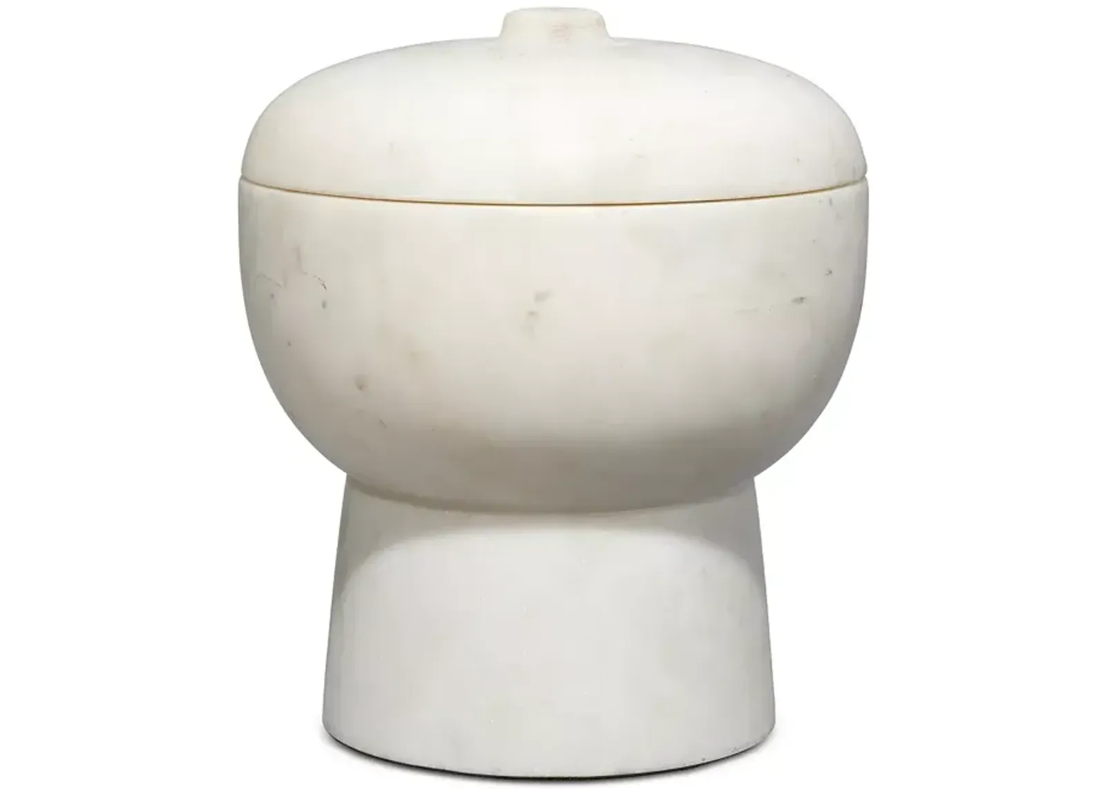 Jamie Young Bennett Marble Large Storage Bowl with Lid