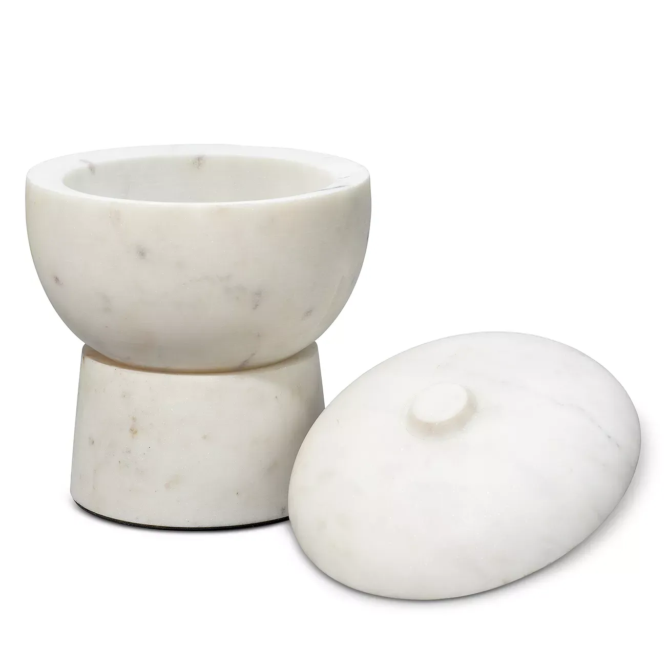 Jamie Young Bennett Marble Medium Storage Bowl with Lid