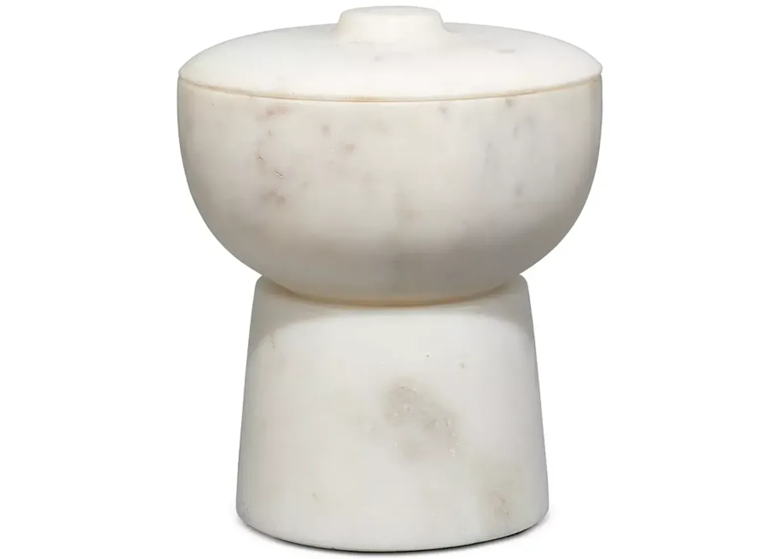 Jamie Young Bennett Marble Small Storage Bowl with Lid