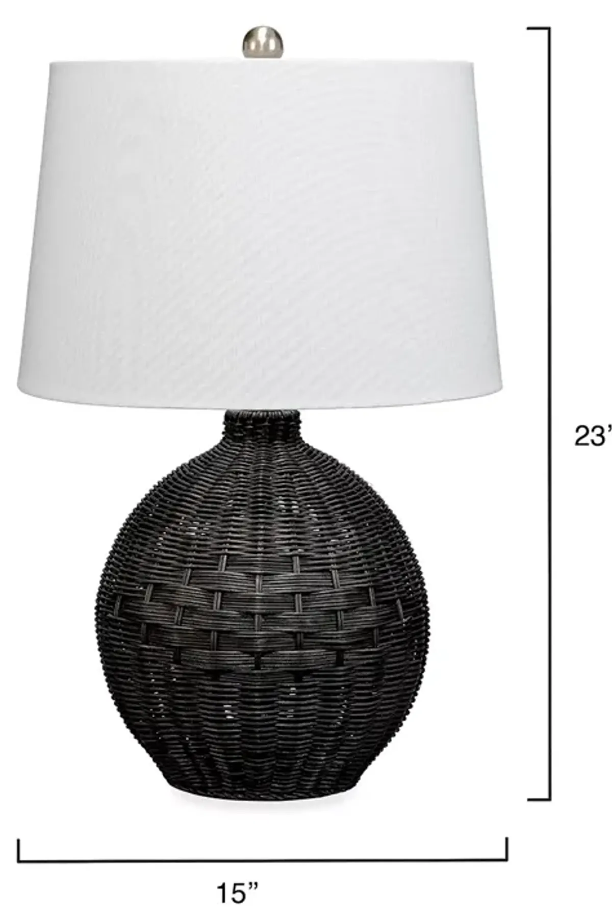 Bloomingdale's Cape Rattan Table Lamp