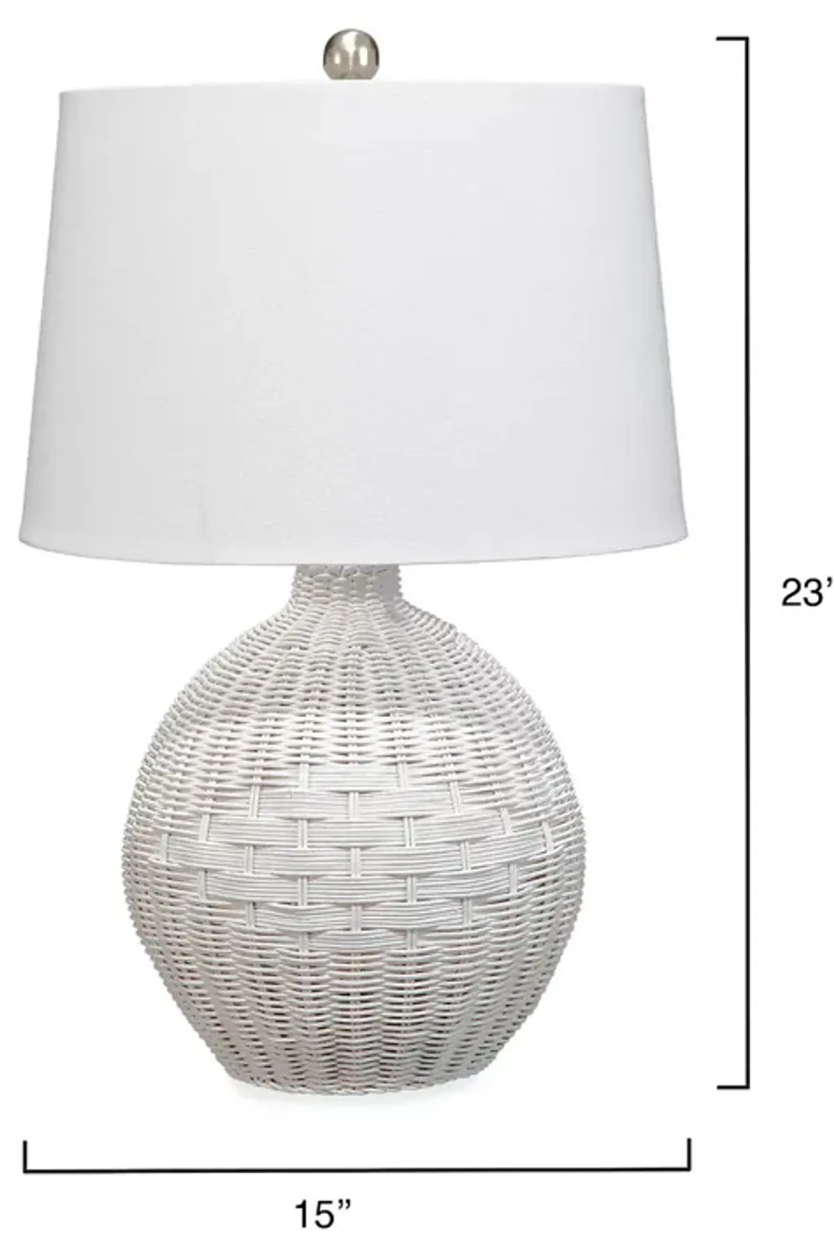 Bloomingdale's Cape Rattan Table Lamp