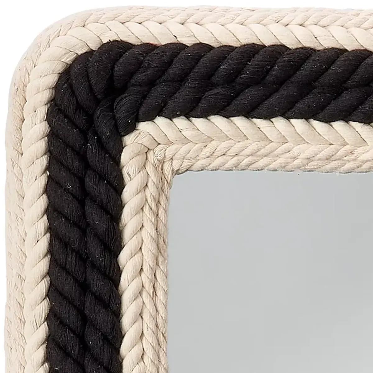 Bloomingdale's Contrast Jute Rectangle Mirror